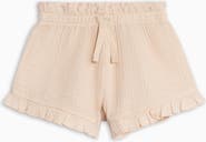KENDI by Colored Organics Organic Luz Muslin Ruffle Shorts