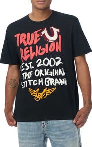 True Religion Bulldog Graphic T-Shirt