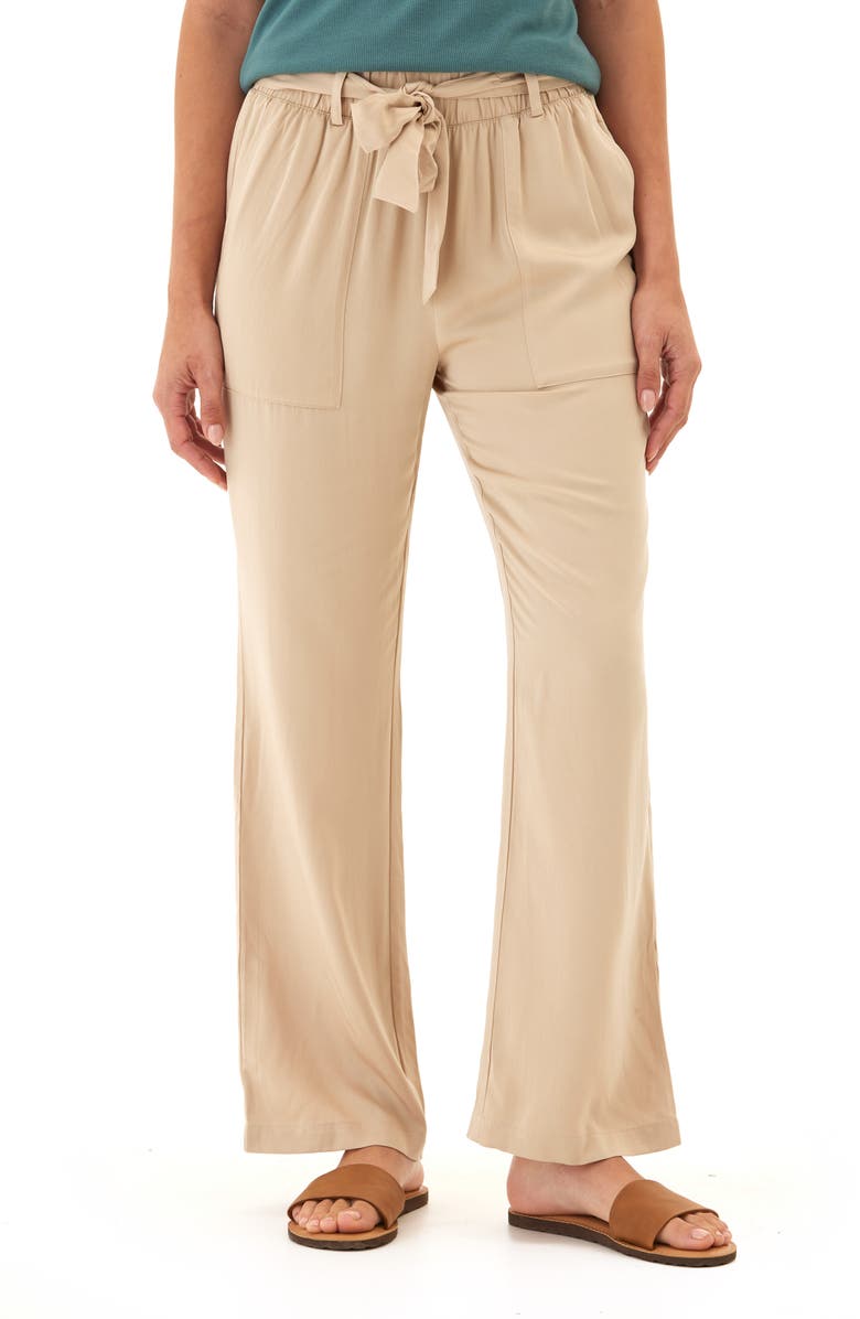 Threads 4 Thought Gabrielle Wide Leg Tie Waist Pants, Main, color, 