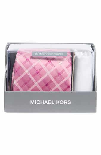 2-Piece Check Tie & Pocket Square Set