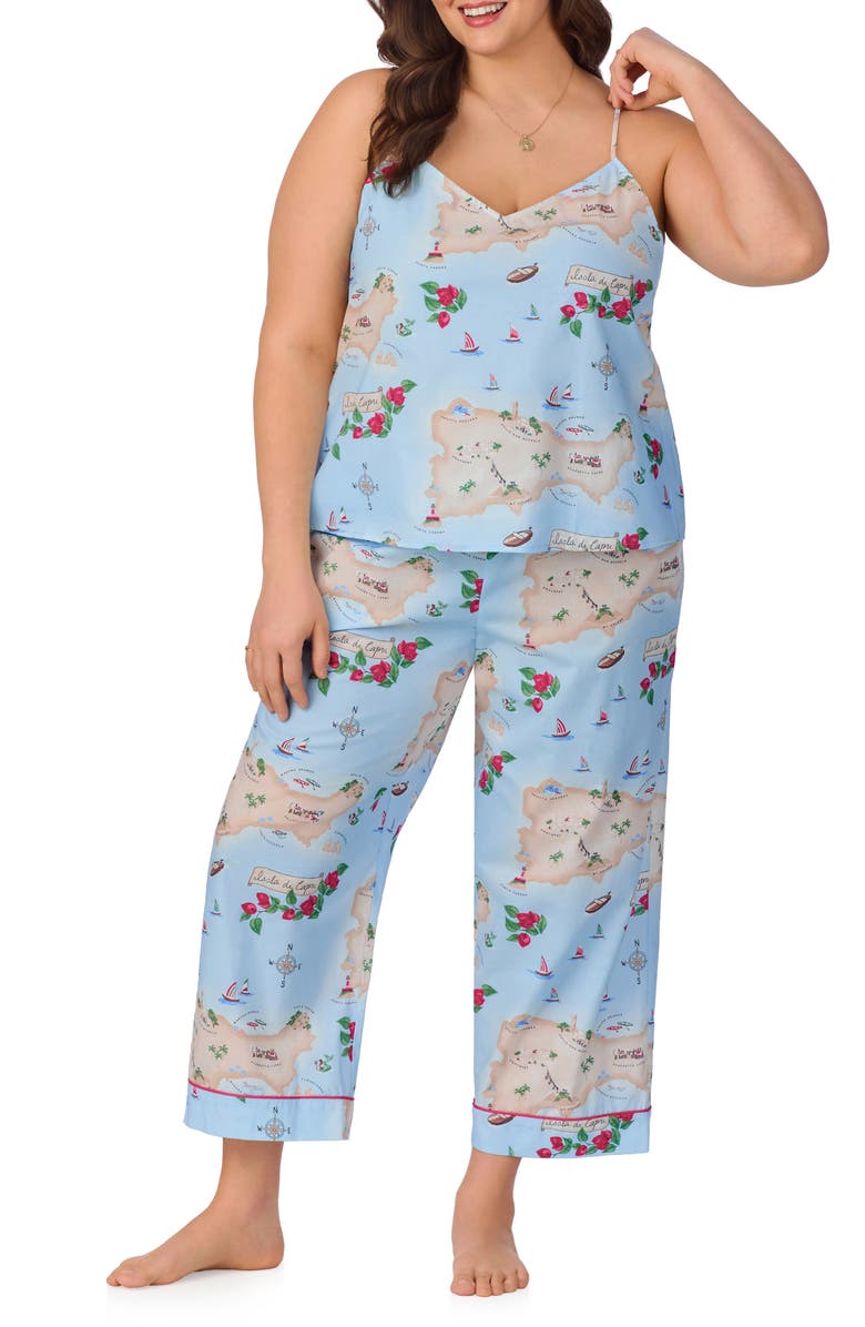 BedHead Pajamas Organic Cotton Crop Pajamas, Alternate, color, 