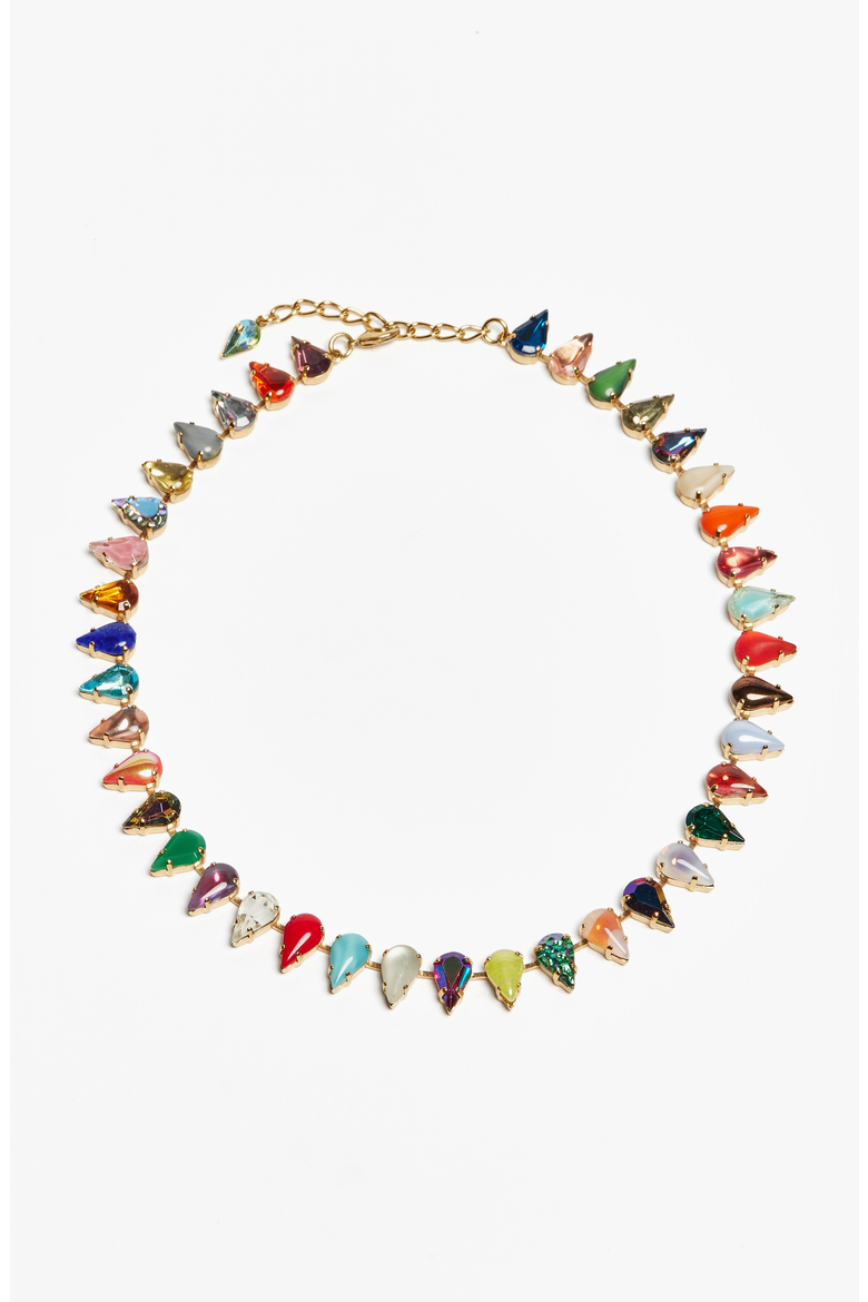 Aurora Fang Layering Choker, Alternate, color, Gold