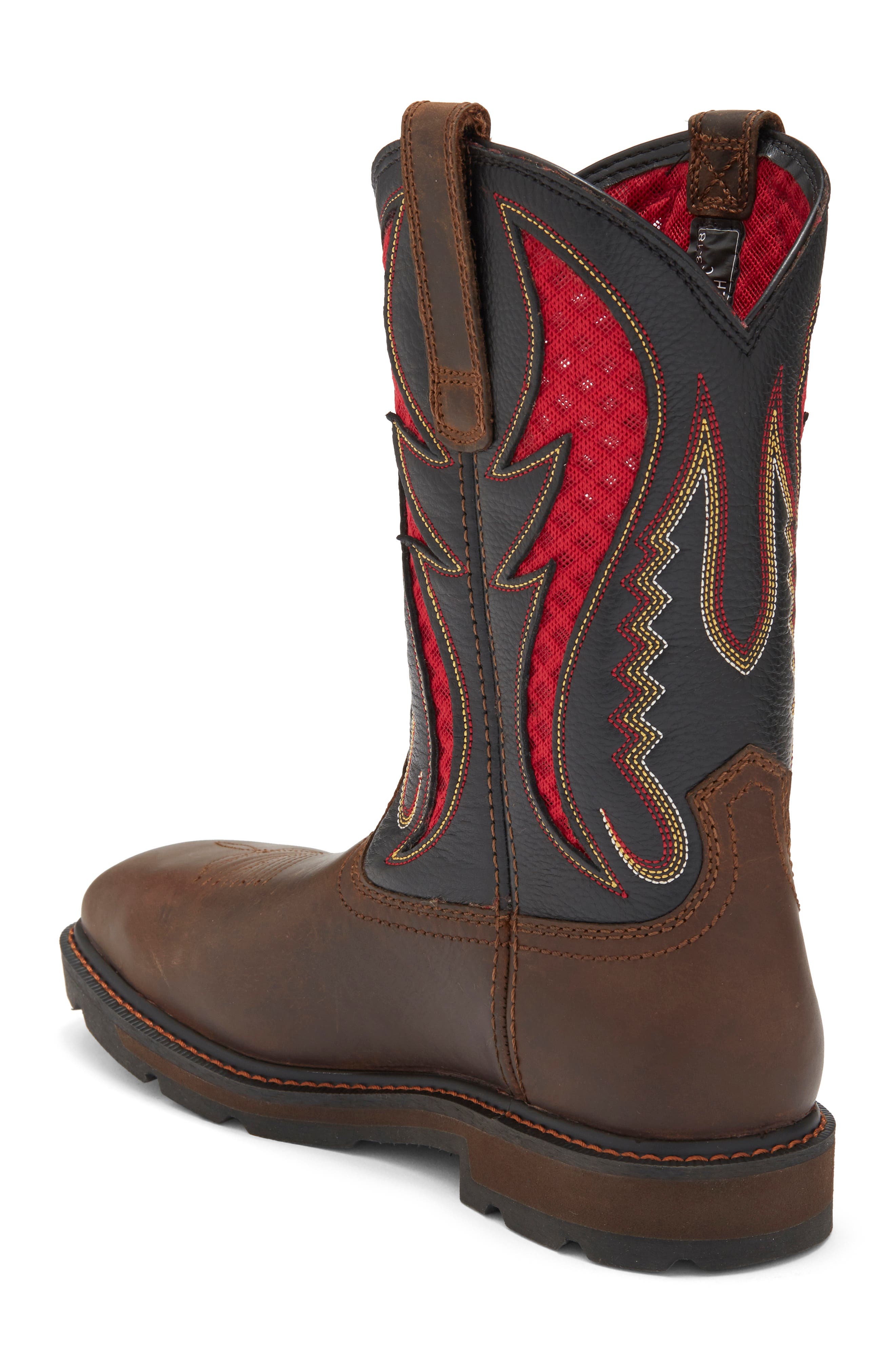 Ariat Groundbreaker Western Work Boot, Alternate, color, Brown/ Brown