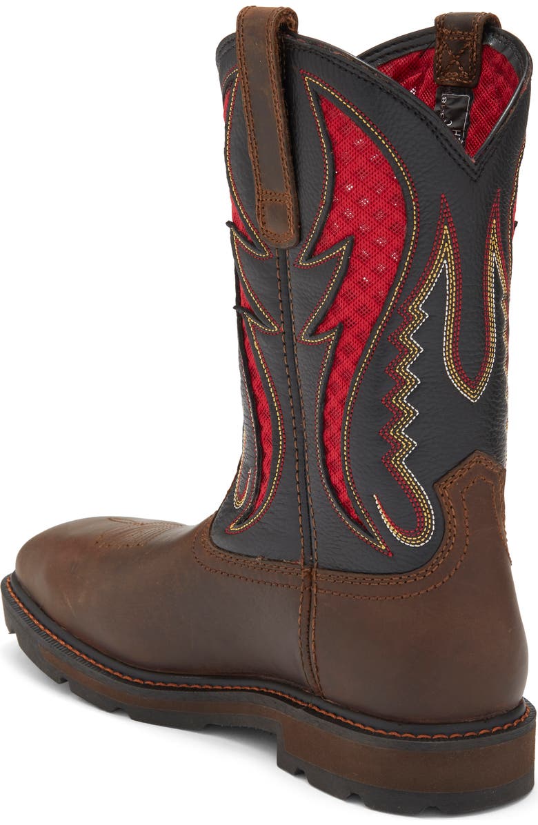 Ariat Groundbreaker Western Work Boot, Alternate, color, Brown/ Brown
