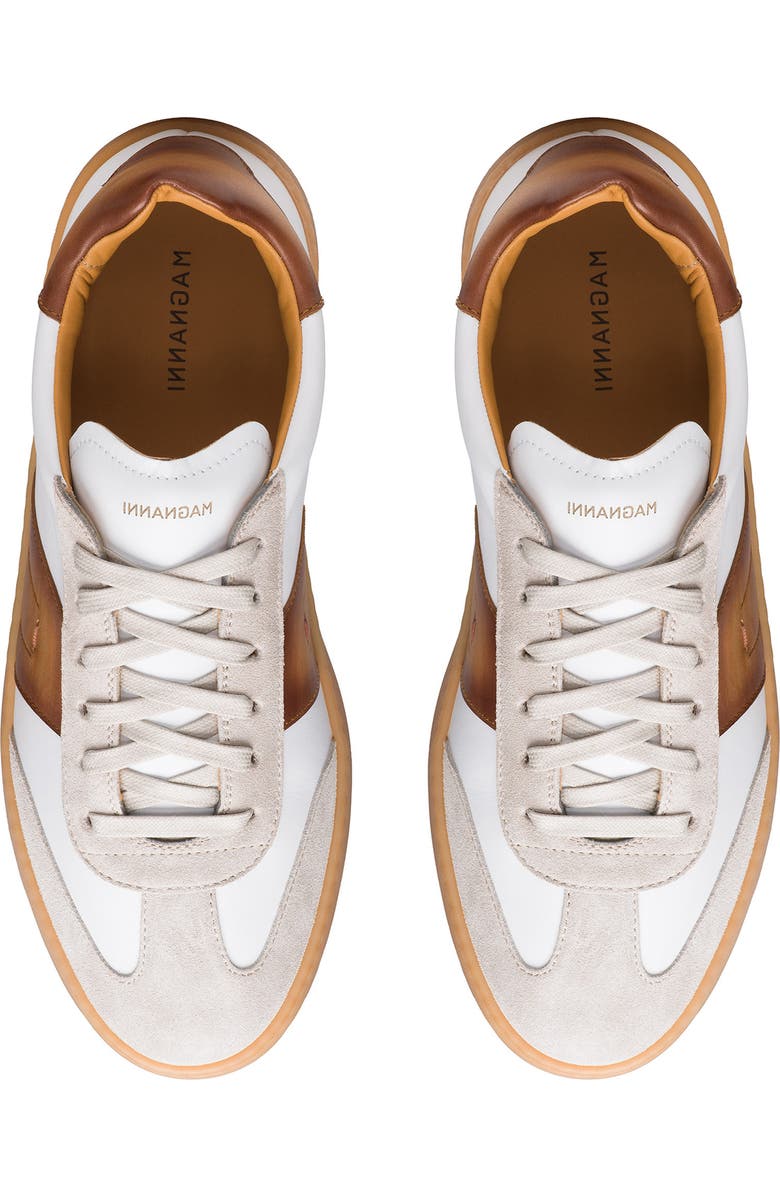 Magnanni Primera Sneaker, Alternate, color, White