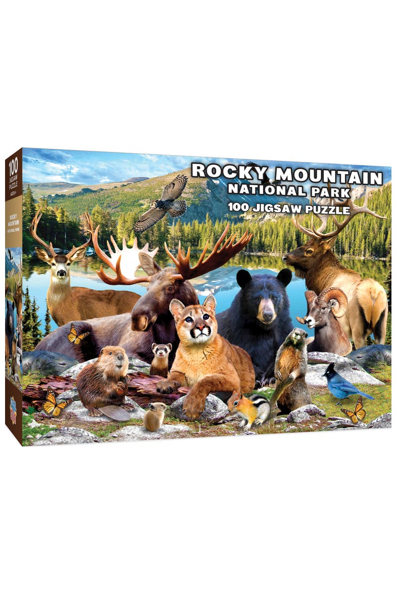 Wildlife of Rocky Mountain 100pc Puzzle, Main, color, Multicolor