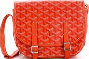 Pre-Owned Goyard Belvedere Messenger Bag Coated Canvas with Leather PM