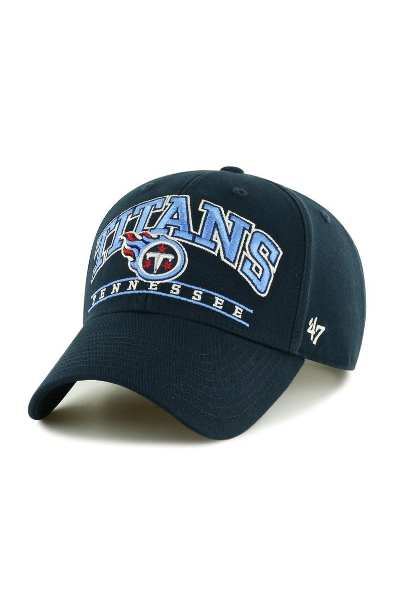 '47 Men's '47 Navy Tennessee Titans Fletcher MVP Adjustable Hat, Main, color, 