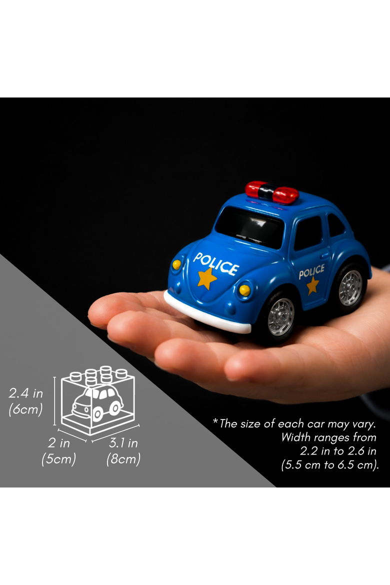 VVC Construction Vehicles, Stackable Pull-Back Diecast Cars, Alternate, color, Multi Color