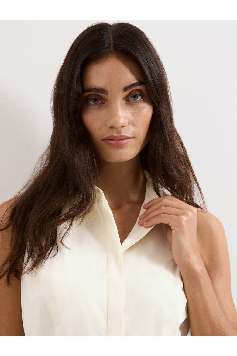 Ariane Shirt Dress, Alternate, color, Ivory