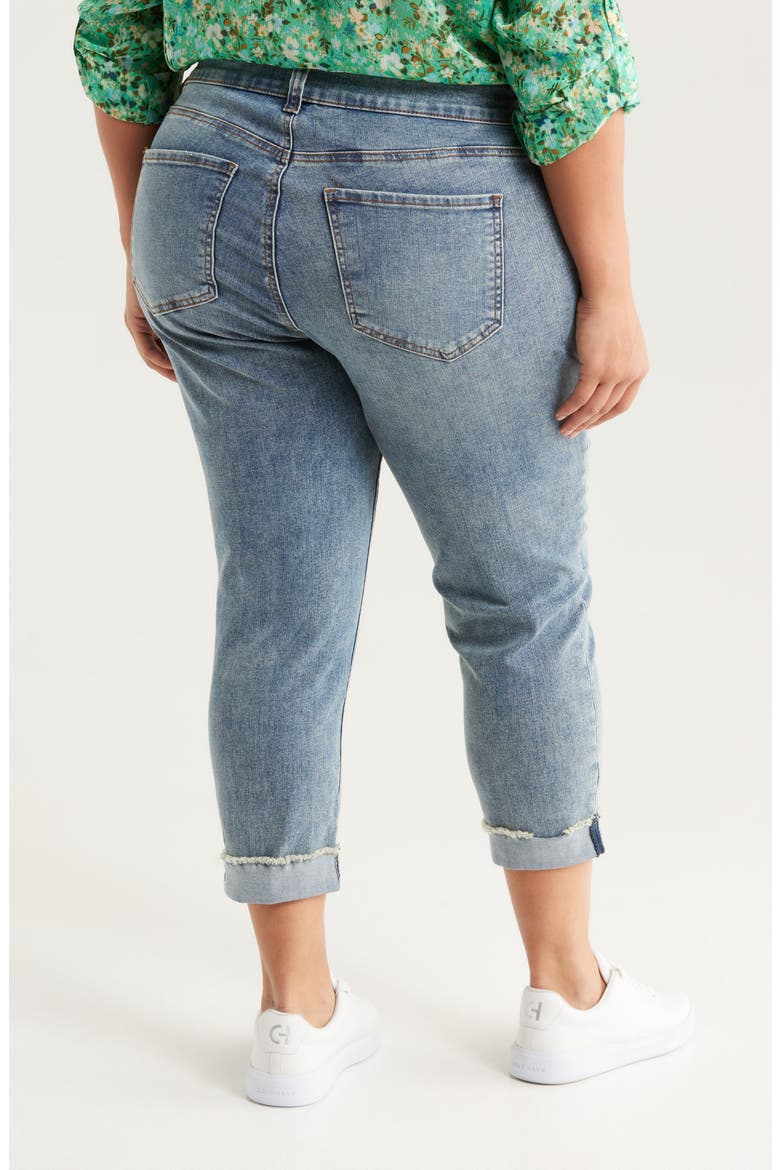 Amy Crop Straight Leg Jeans, Alternate, color, DETERMINATION