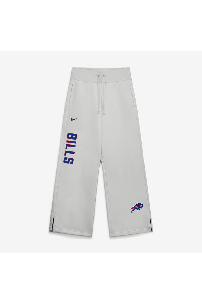 Women's Nike  Gray Buffalo Bills Primetime Phoenix Fleece Wide-Leg Sweatpants, Main, color, Gray