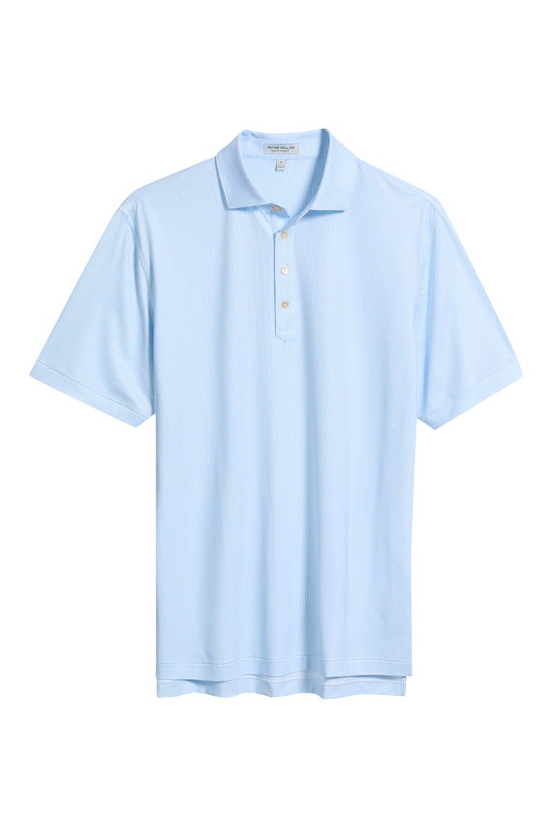 Bartlett Microprint Summer Comfort Performance Jersey Polo, Alternate, color, BLUE