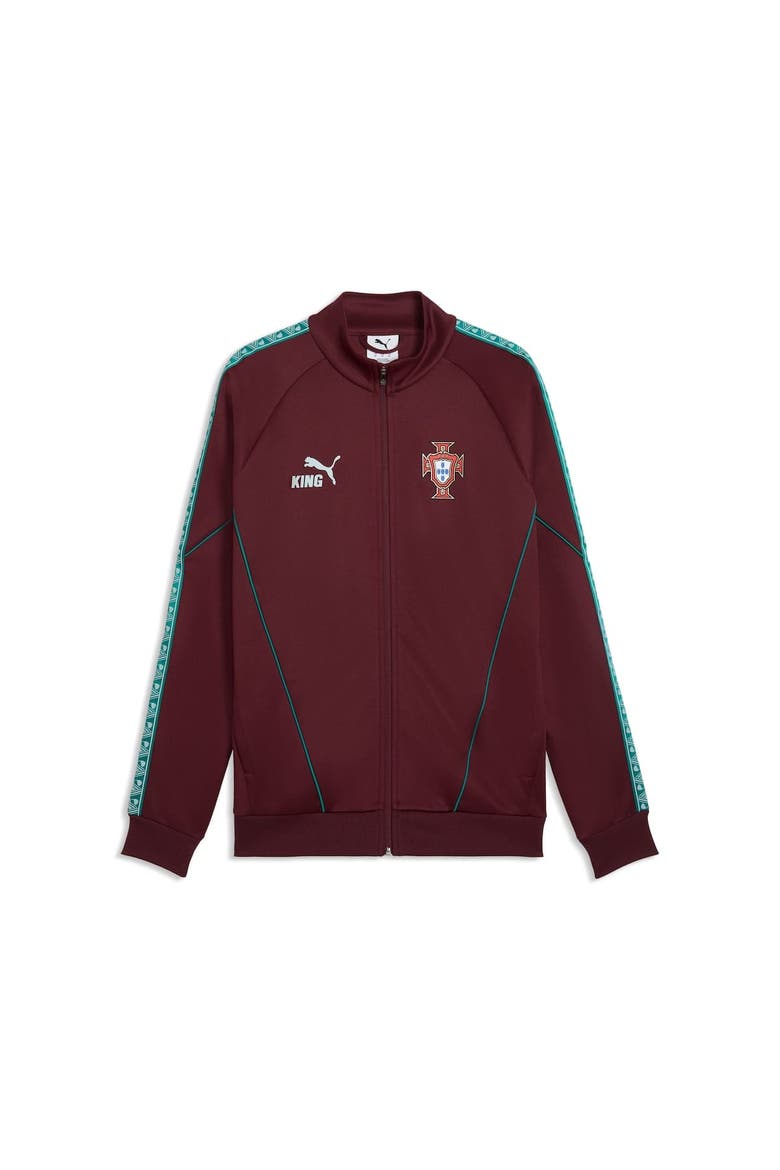 Men's Puma Maroon Portugal National Team King Anthem Full-Zip Jacket, Alternate, color, Maroon
