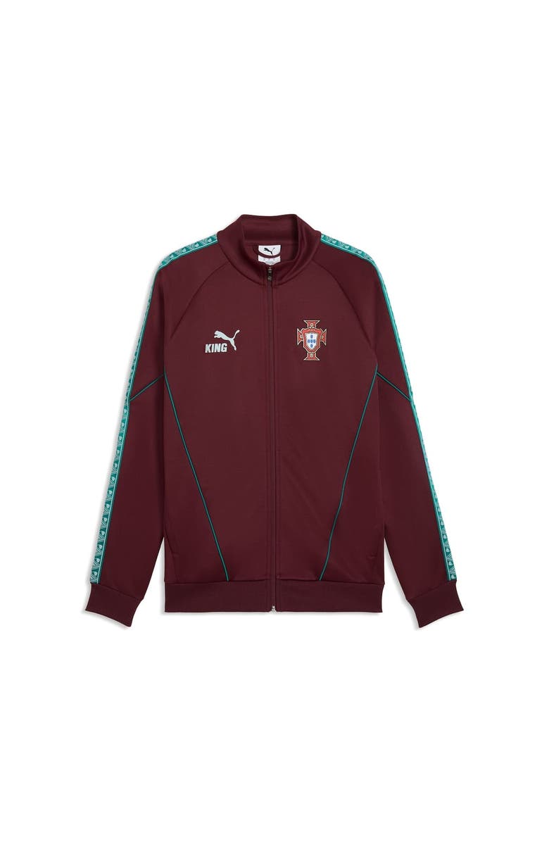 PUMA Men's Puma Maroon Portugal National Team King Anthem Full-Zip Jacket, Alternate, color, Maroon