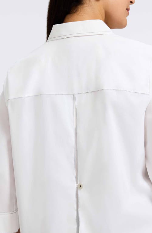 Foxcroft Kelly Button-up Shirt In White