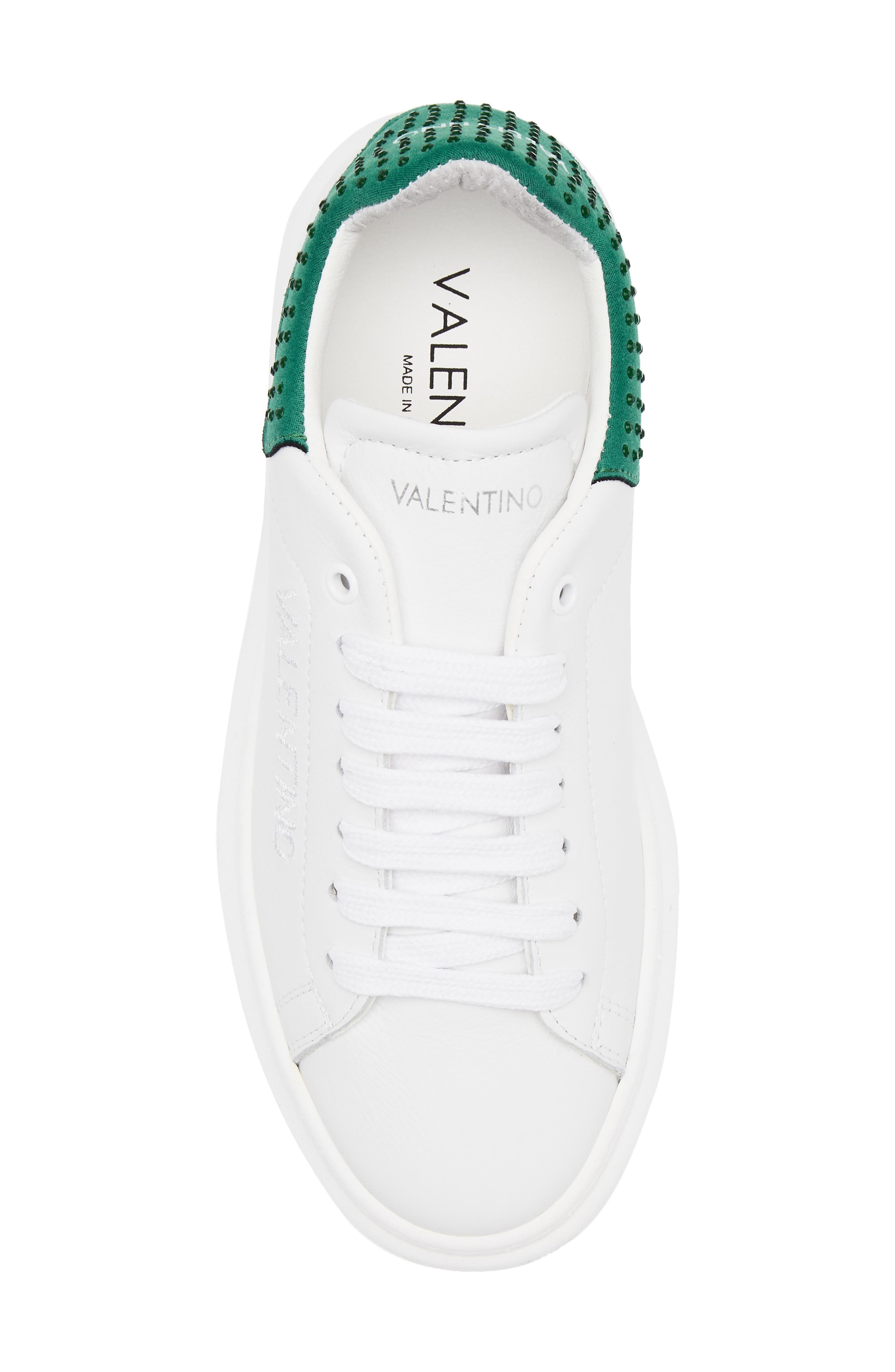 VALENTINO BY MARIO VALENTINO Fresia Sparkling Sneaker, Alternate, color, White Green