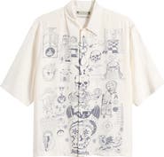 AllSaints Ignis Short Sleeve Button-Up Shirt