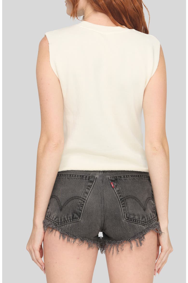 Cowgirl Rodeo Graphic Sleeveless Sweatshirt, Alternate, color, CREAM