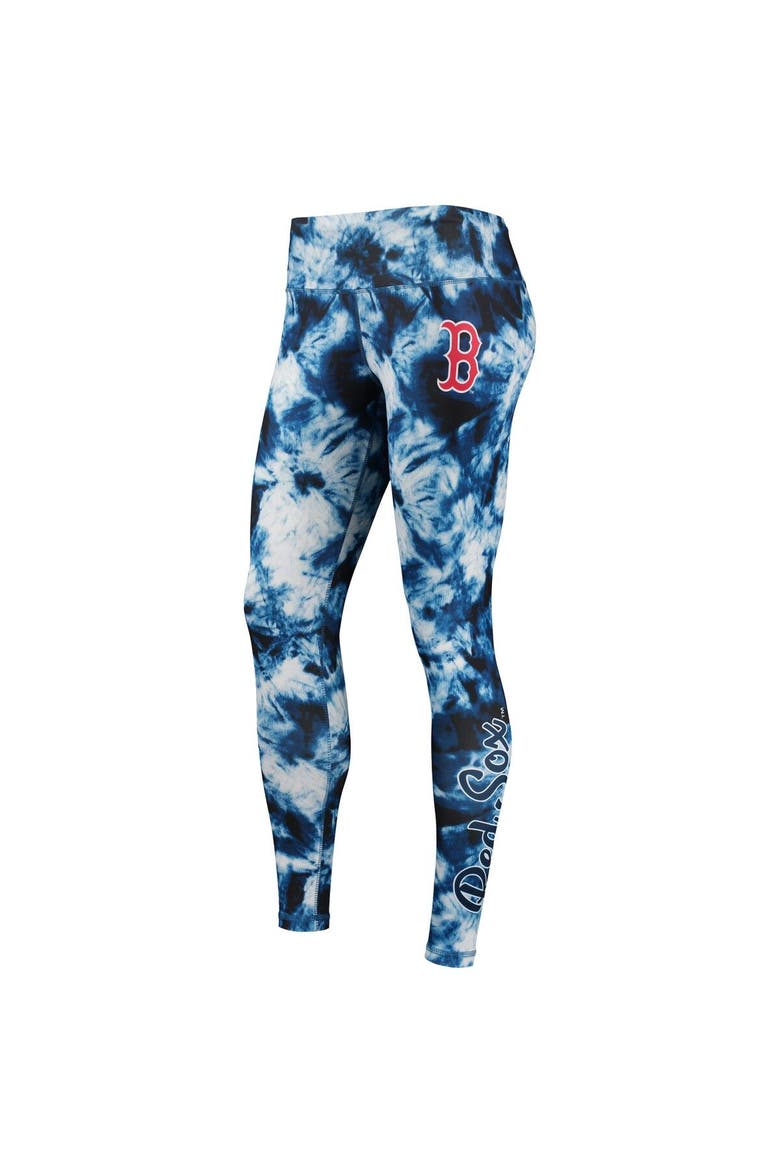 Women's FOCO Navy Boston Red Sox Tie-Dye Leggings, Alternate, color, Navy