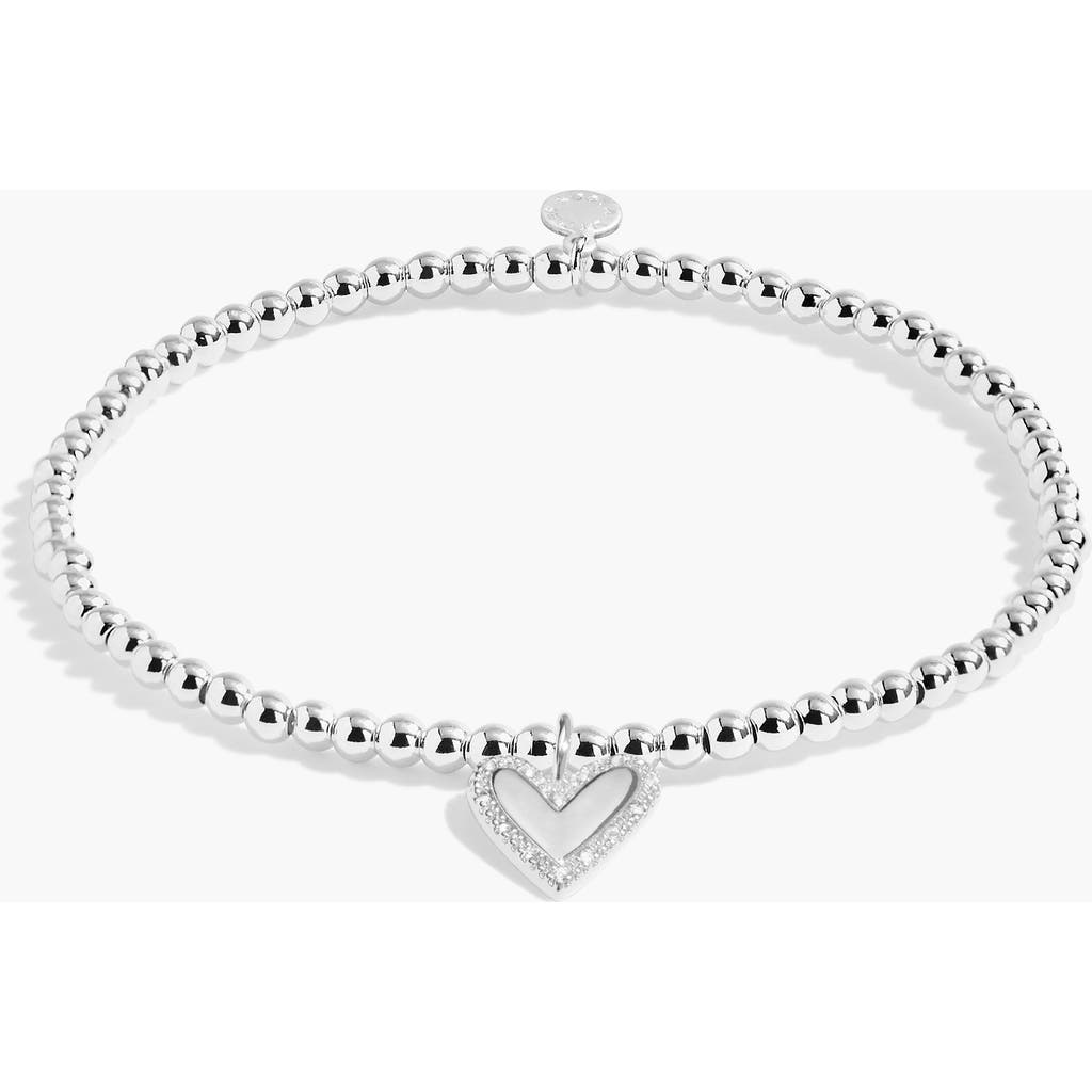 A Littles & Co. A Littles & Co A Little 'here's To Your Next Chapter' Bracelet In Silver Plating In Silver