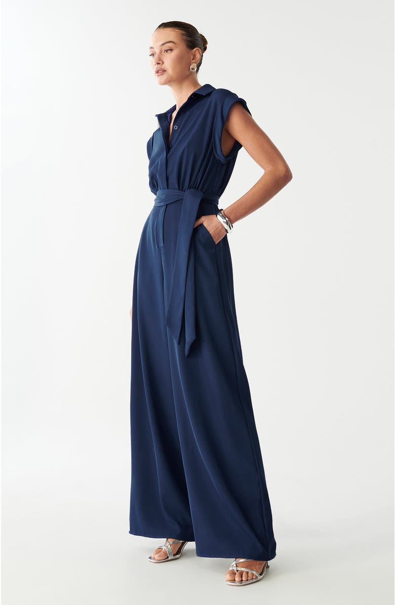 WILLA Kobe Jumpsuit, Alternate, color, Navy Blue