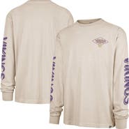 '47 Men's '47 Tan Minnesota Vikings Cairn Ravine Foundation Long Sleeve T-Shirt