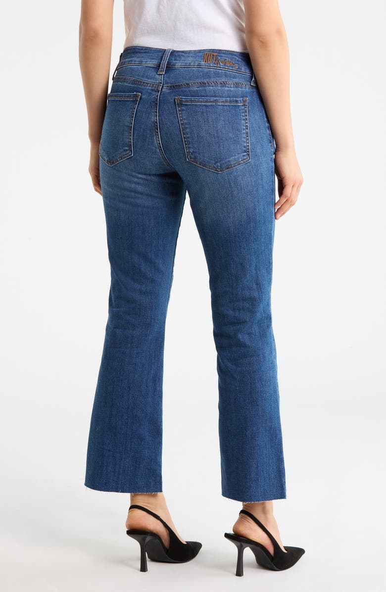KUT from the Kloth Nikki Ankle Kick Flare Leg Jeans, Alternate, color, Field Rush
