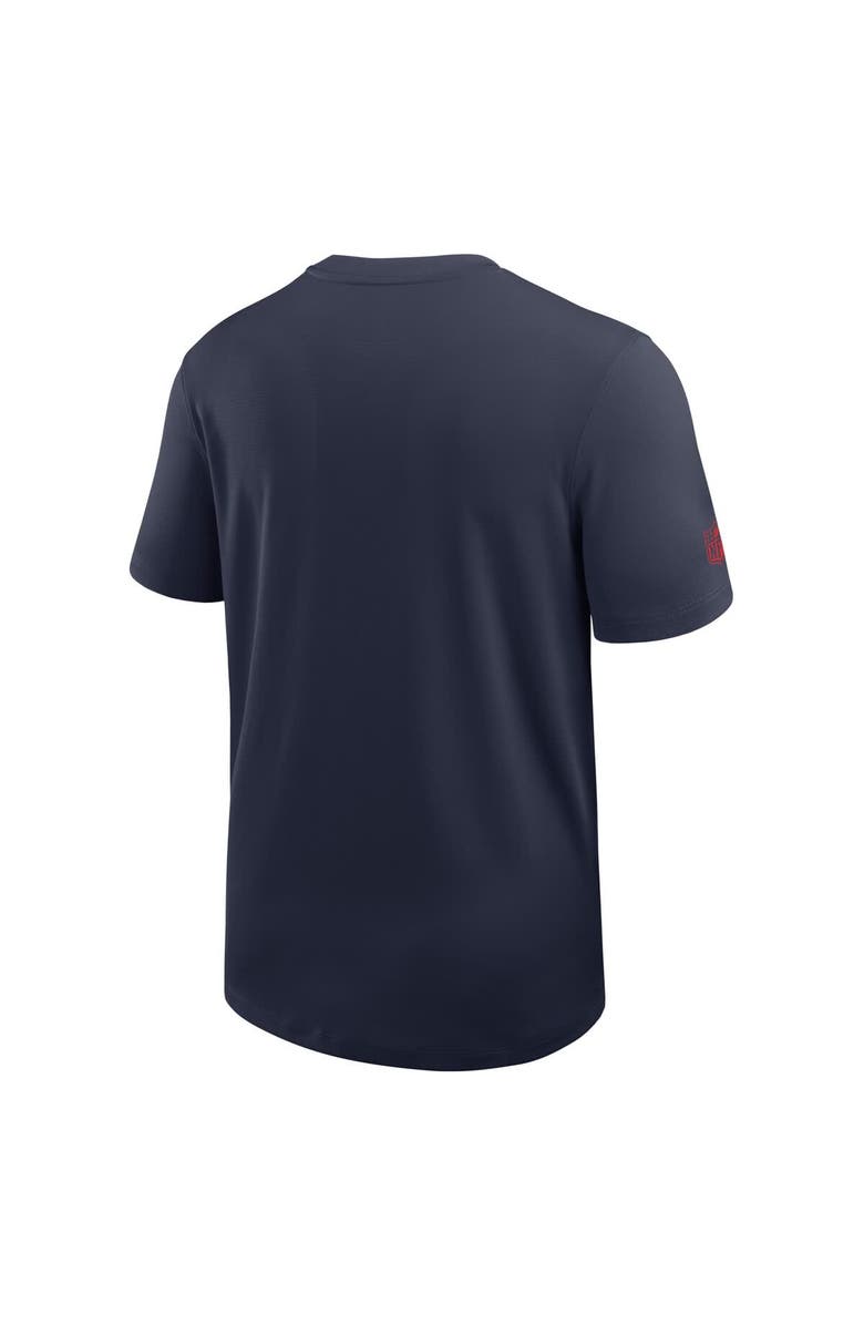 Nike Men's Nike Navy New England Patriots Sideline UV Performance Coach Shirt, Alternate, color, Navy