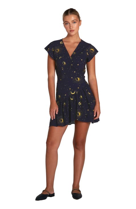 Love Shack Mini Wrap Dress
