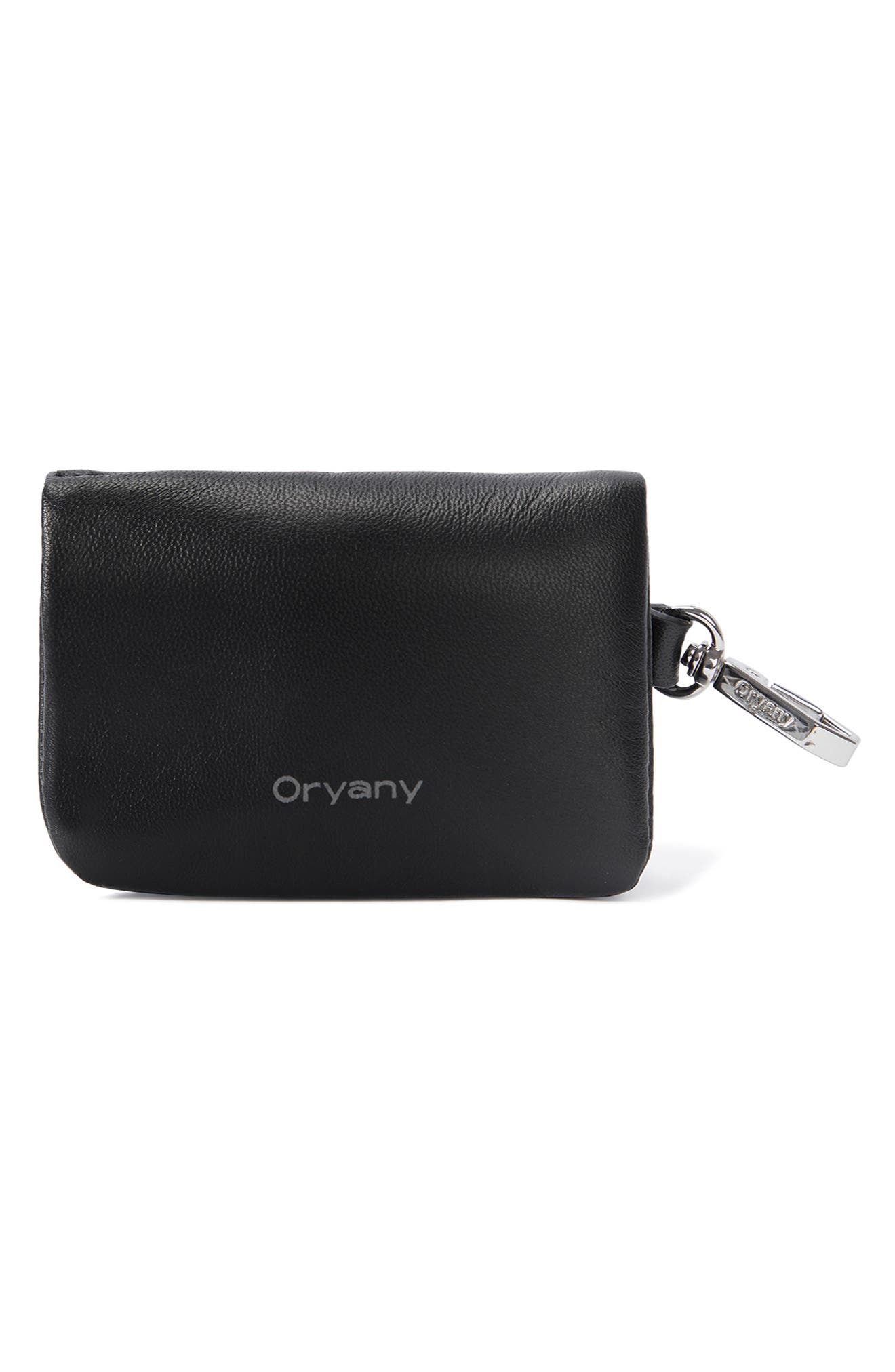 Oryany Leather Crossbody Bag, Alternate, color, Black