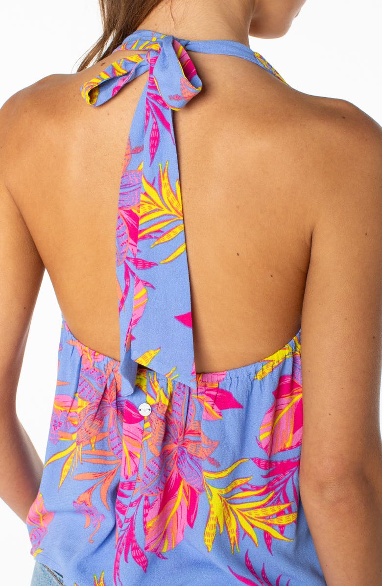 Roxy Fairweather Split Front Halter Top, Alternate, color, 