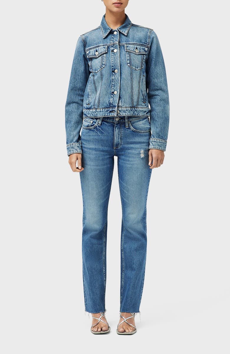 rag & bone Nico Denim Trucker Jacket, Alternate, color,