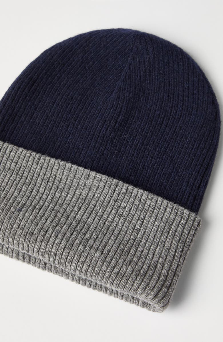 Brunello Cucinelli Cashmere beanie, Alternate, color, Navy Blue