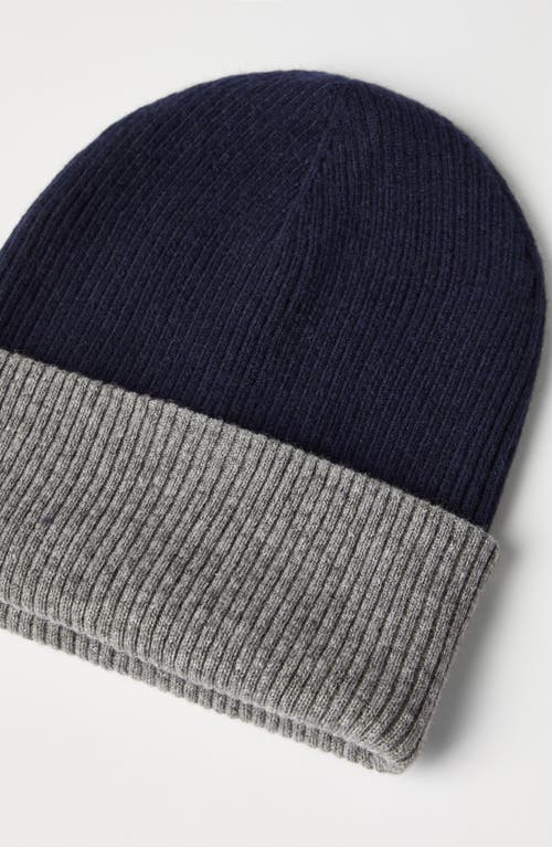 Brunello Cucinelli Cashmere Beanie In Blue