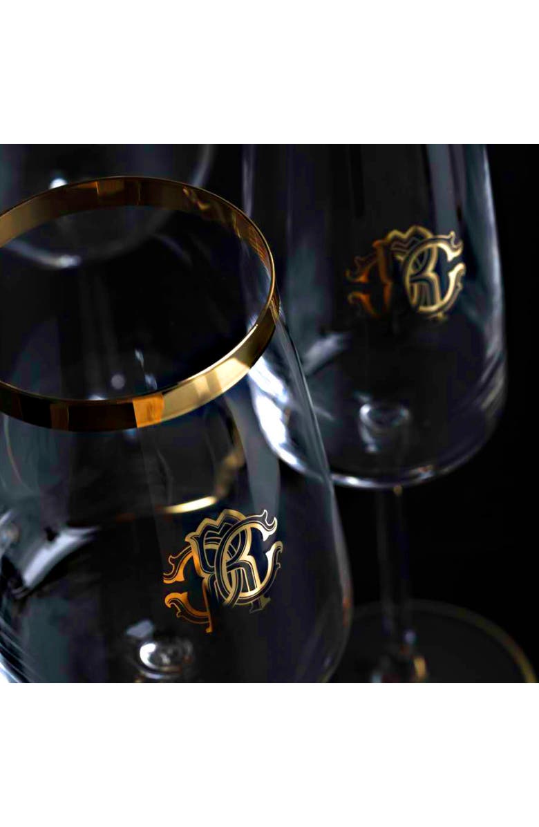 CAVALLI Classic Wine Goblet, Alternate, color, Gold