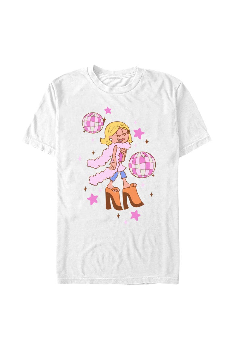 Men's Lizzie McGuire Disco Ball Diva  Graphic T-Shirt, Main, color, White