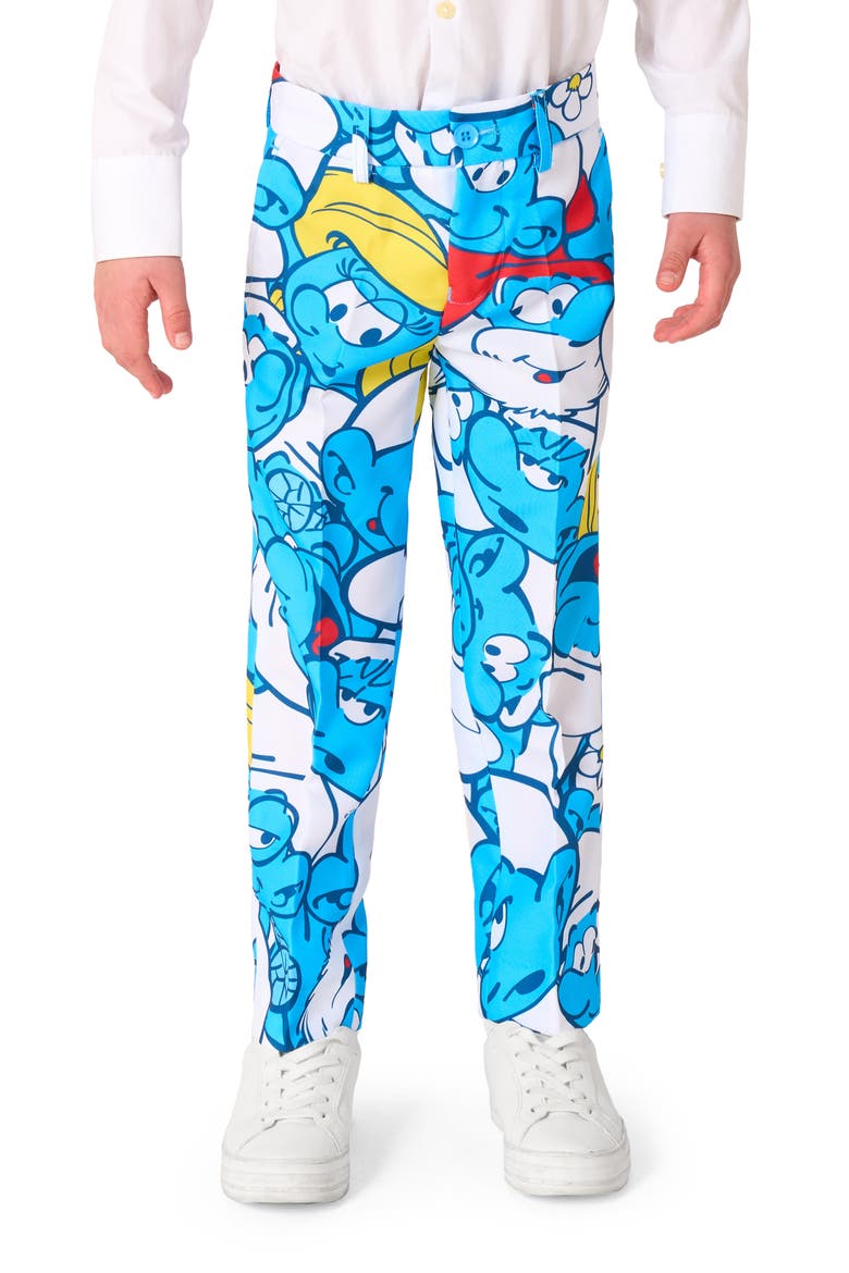 Kids' The Smurfs Two-Piece Suit & Tie Set, Alternate, color, MISCELLANEOUS