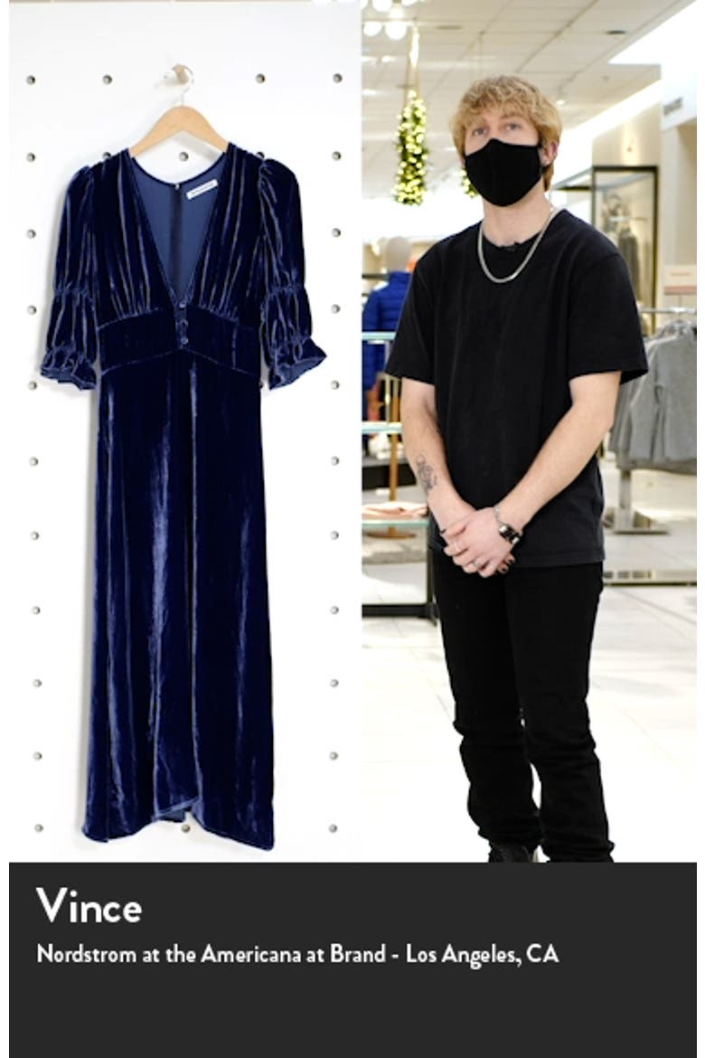 Maura Velvet Midi Dress video