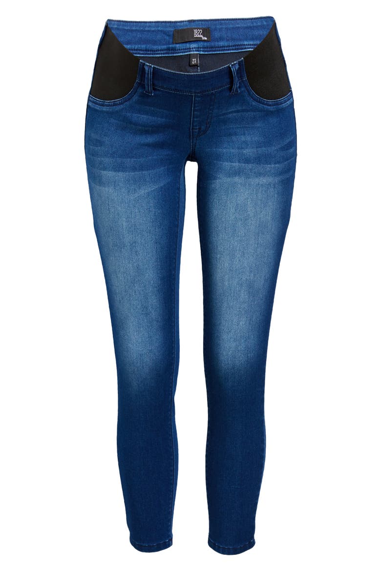 Butter Skinny Maternity Jeans, Main, color, DONNA