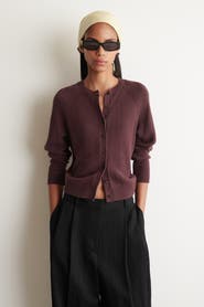 COS Knitted Linen Cardigan