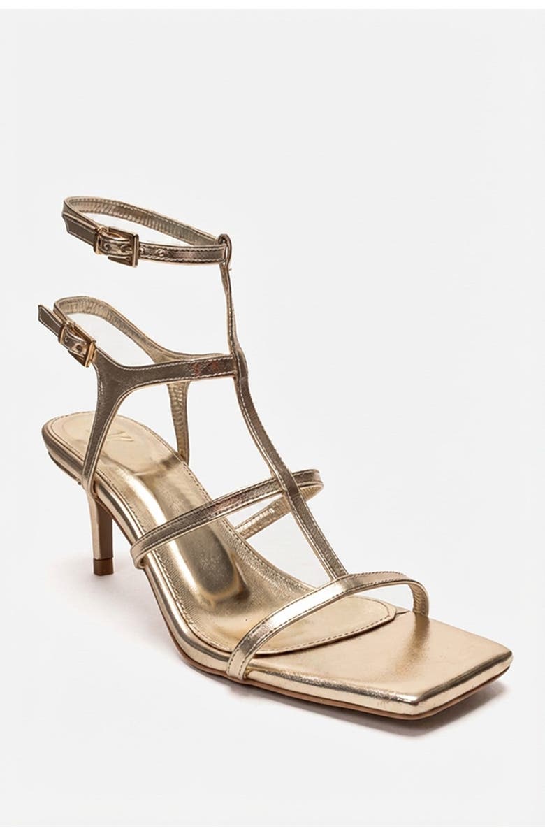 Prologue Shoes Viento Stiletto Sandal, Alternate, color, Gold
