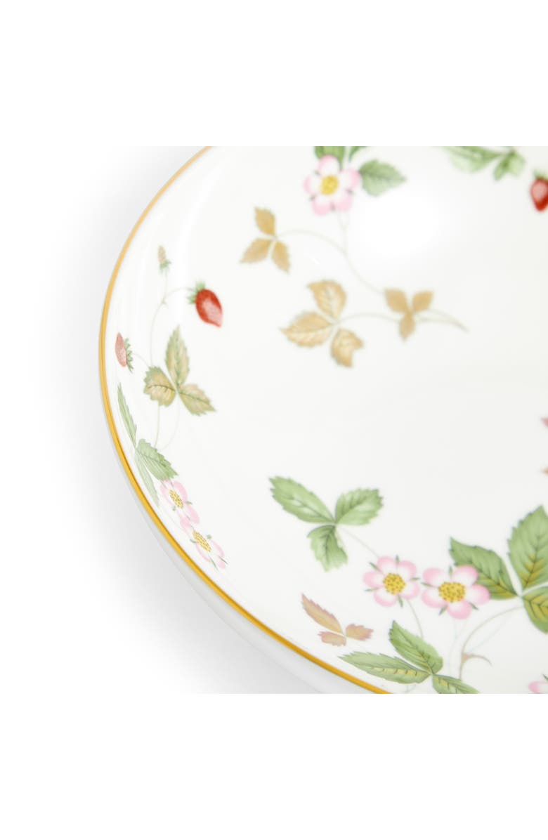 Wedgwood Wild Strawberry Bone China Cereal Bowl, Alternate, color, White Strawberry