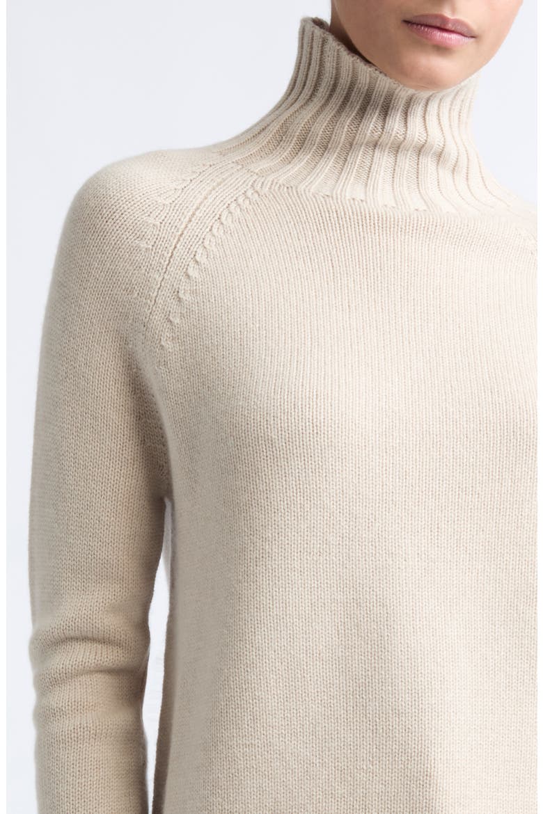 Mantova Wool & Cashmere Turtleneck Sweater, Alternate, color, ALBINO
