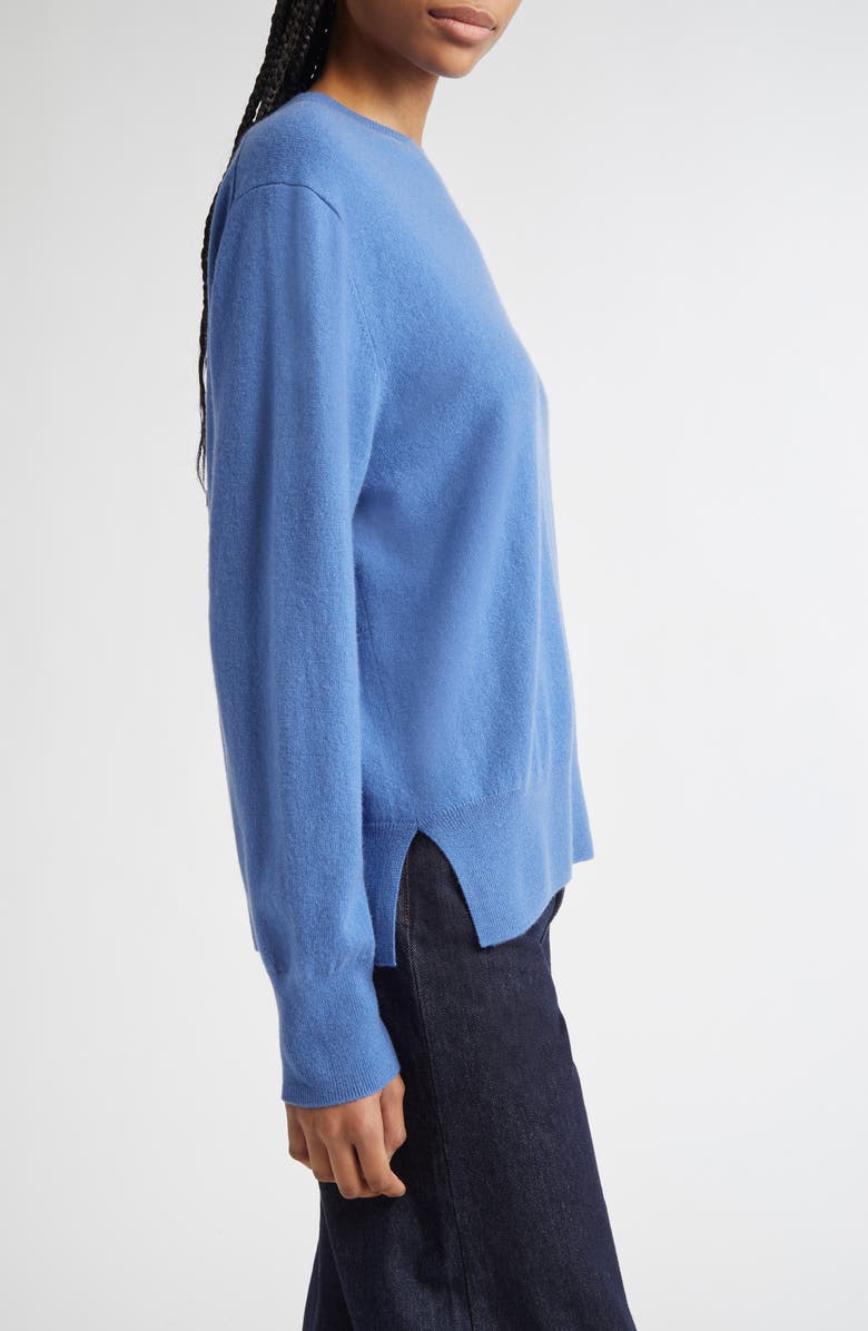 TOTEME Cashmere Crewneck Sweater, Alternate, color, Azure