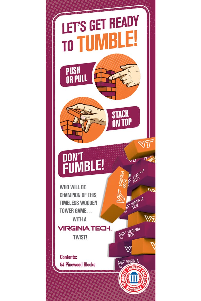 Virginia Tech Hokies Tumble Tower, Alternate, color, Multicolor