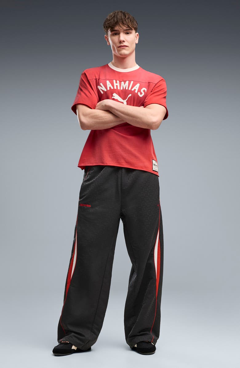 PUMA x NAHMIAS Cotton Graphic T-Shirt, Alternate, color, Candy Apple