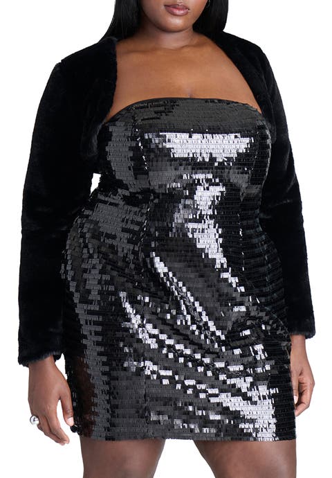 Faux Fur Bolero (Plus Available)