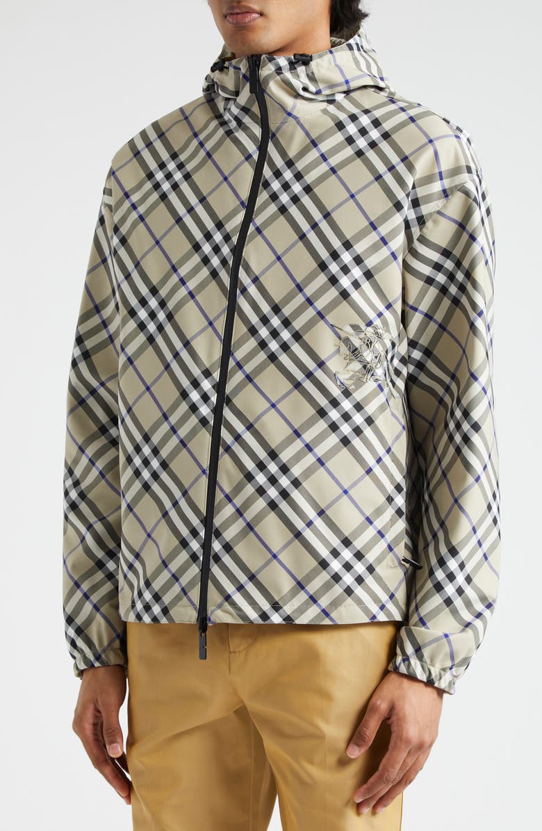 Burberry Reversible Hooded Jacket, Alternate, color, 