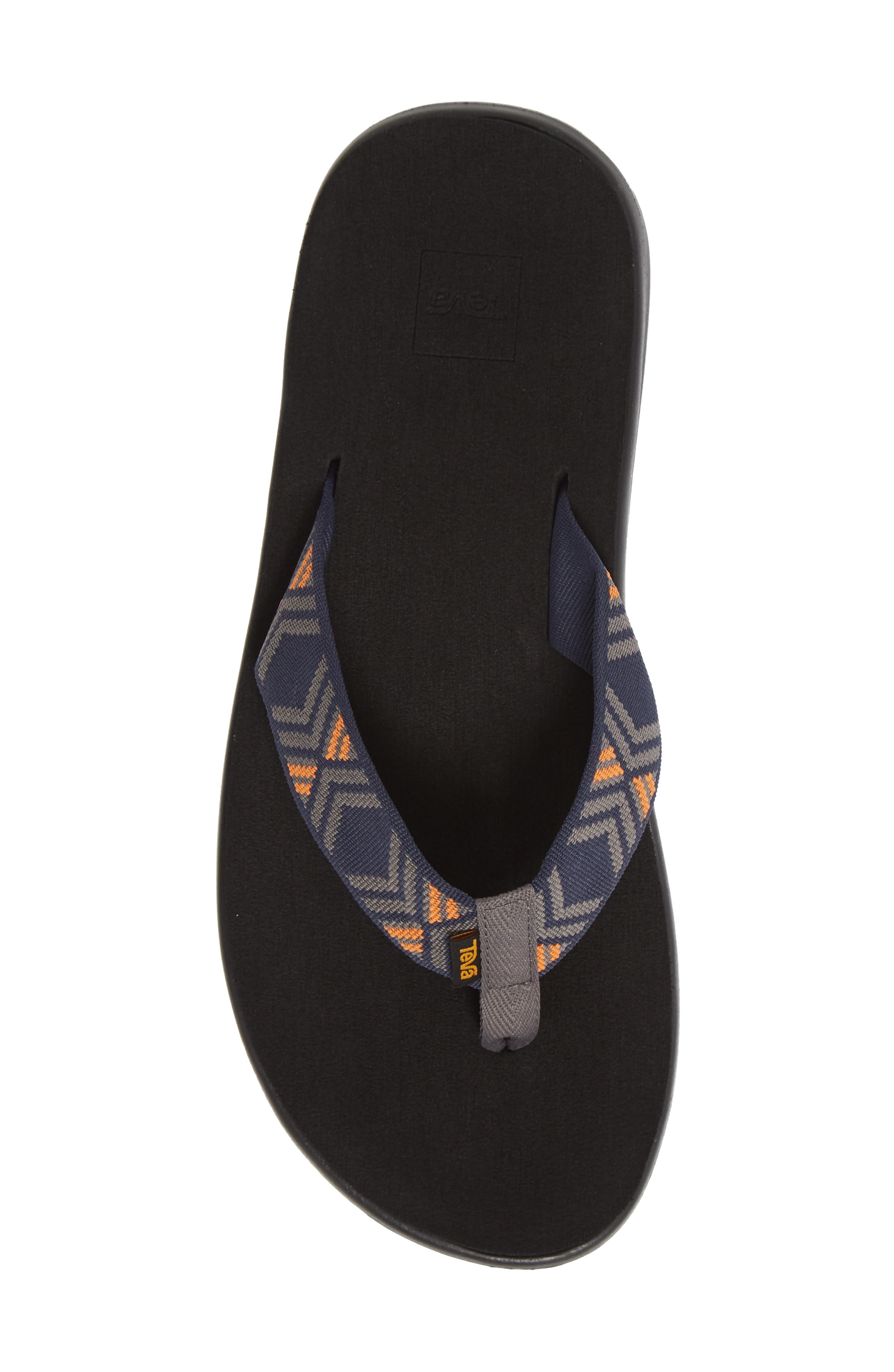 Voya Flip Flop, Alternate, color, QUITO DARK DENIM